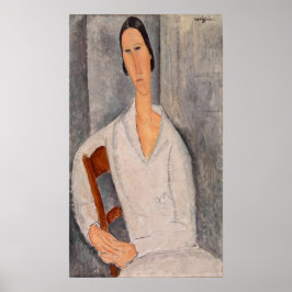 Poster Amedeo Modigliani - Madame Hanka Zborowska Lening
