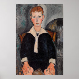 Poster Amedeo Modigliani - Menino de Terno de Marinheiro