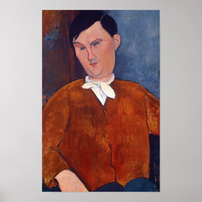 Poster Amedeo Modigliani - Monsieur Deleu (Frente)