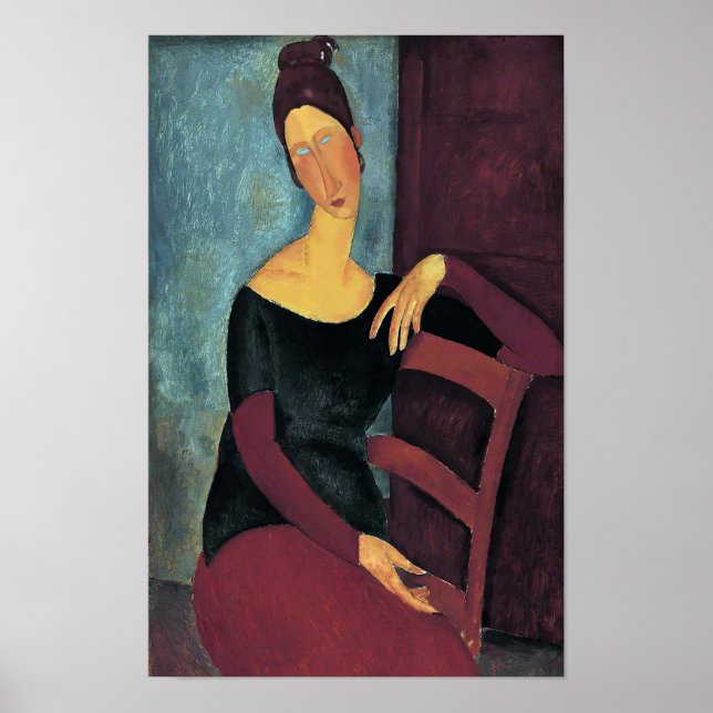 Poster Amedeo Modigliani, Retrato da Esposa do Artista (Frente)