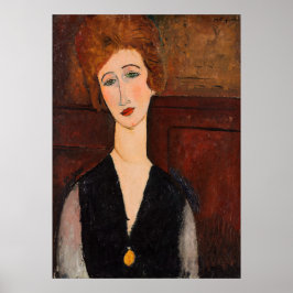 Poster Amedeo Modigliani - Retrato de uma Mulher