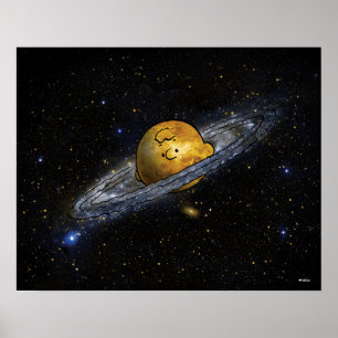 Poster Amendoins Charlie Brown Spaced Out