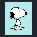 Poster Amendoins | Esnoopia<br><div class="desc">Snoopy é o amoroso bicho de estimação de Charlie Brown na tira cômica Peanuts de Charles M. Schulz. Veja este design de amendoins bonitinho com este cão amável.</div>