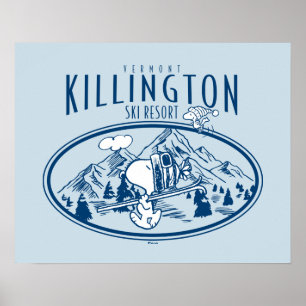 Poster Amendoins Killington Ski Resort Vermont