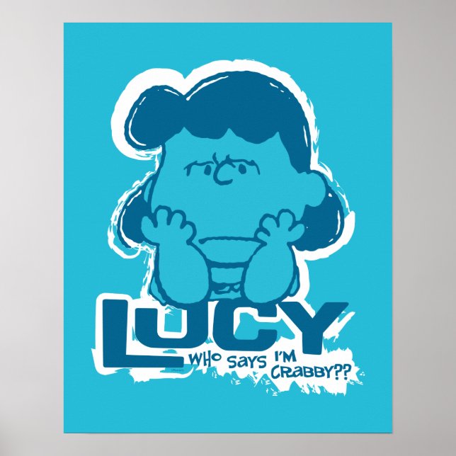 Poster Amendoins Lucy Quem diz que sou Crabby? (Frente)