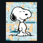 Poster Amendoins | Padrões de banda desenhada Snoopy<br><div class="desc">Snoopy é o amoroso bicho de estimação de Charlie Brown na tira cômica Peanuts de Charles M. Schulz. Veja este design de amendoins bonitinho com Snoopy em um padrão de banda desenhada.</div>