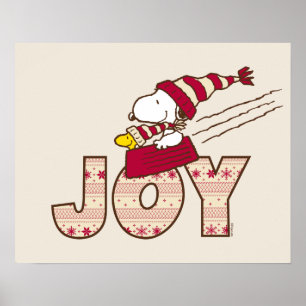 Poster Amendoins   Passeio De Snoopy & Woodstock Joy