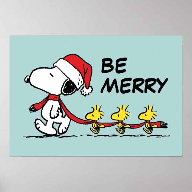 Poster Amendoins | Snoopy & Friends Winter Scarf (Frente)