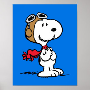 Poster Amendoins   Snoopy O Áce Voador