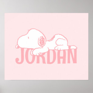 Poster Amendoins   Snoopy Pastel