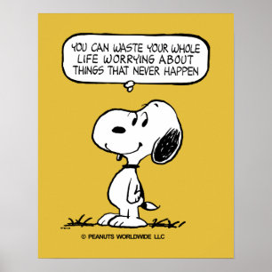 Poster Amendoins   Snoopy, você não aguenta sua vida inte
