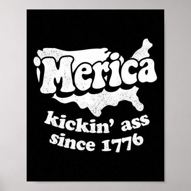 Poster América Chutando Desde 1776  (Frente)