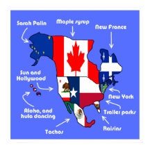 América de acordo com europeus