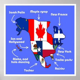 Pôster América de acordo com europeus