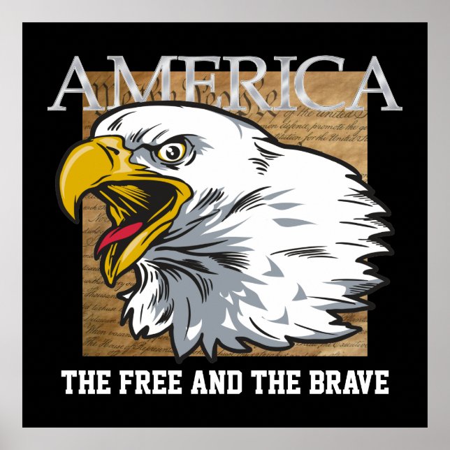 Pôster América deus abençoe (Frente)