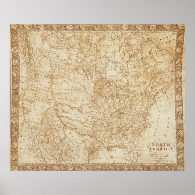 Poster América do Norte 1804 (Frente)