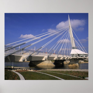 Poster América do Norte, Canadá, Manitoba, Winnipeg,