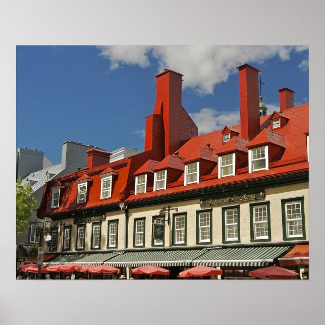 Pôster América do Norte, Canadá, Quebec, Antiga Cidade de (Frente)