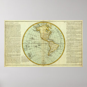 Pôster América do Norte e América do Sul