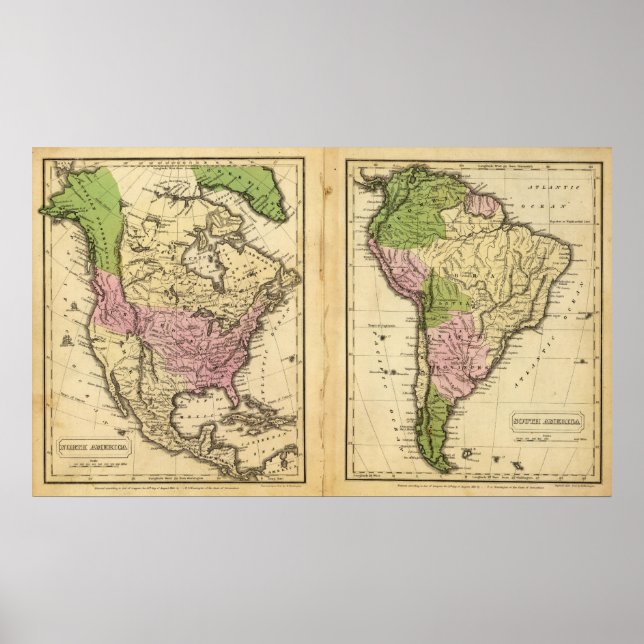 Poster América do Norte e do Sul (Frente)