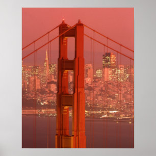 Pôster América do Norte, EUA, Califórnia, São Francisc