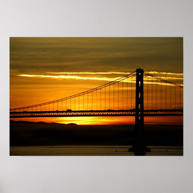 Pôster América do Norte, EUA, Califórnia, São Francisco.  (Frente)