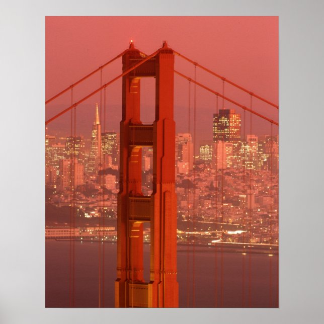 Pôster América do Norte, EUA, Califórnia, São Francisco. (Frente)