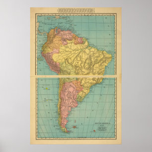 Pôster Ámérica do Sul 16