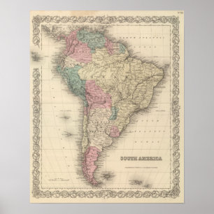 Pôster Ámérica do Sul 20