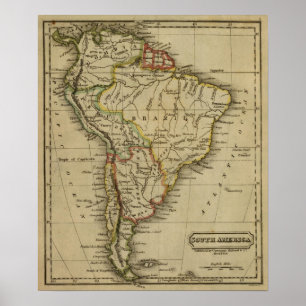 Pôster Ámérica do Sul 3