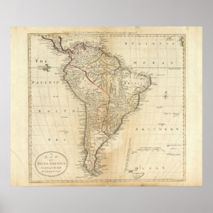 Pôster Ámérica do Sul 32