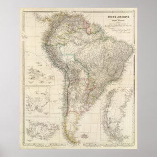 Pôster Ámérica do Sul 4
