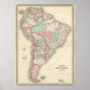 Pôster Ámérica do Sul 4