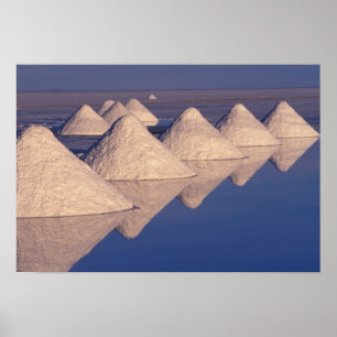 Pôster América do Sul, Bolívia. Salar de Uyuni