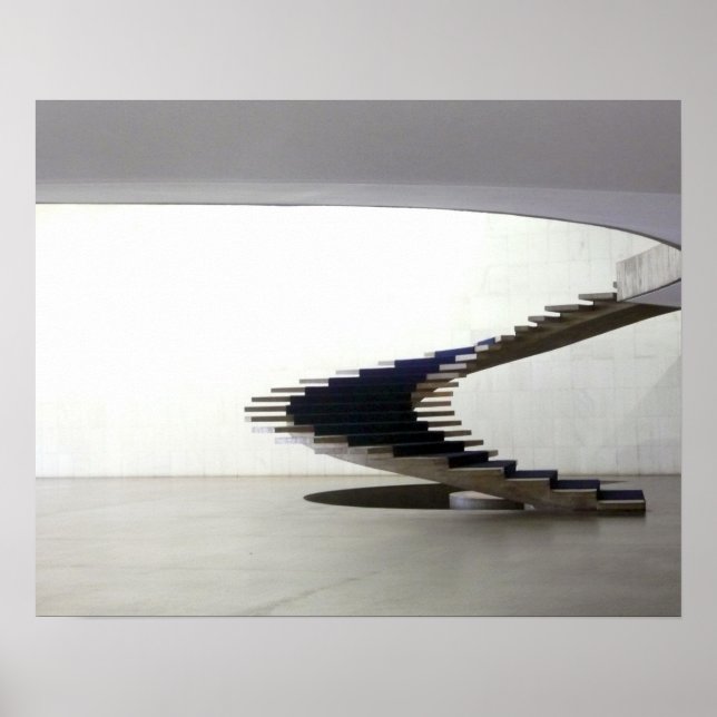 Poster América do Sul, Brasil, Brasília. Interior (Frente)