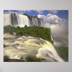 Poster América do Sul, Brasil, Igwacu Cai. Glorioso