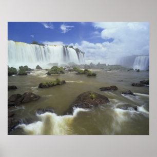 Pôster América do Sul, Brasil, Igwacu Cai. Torneio