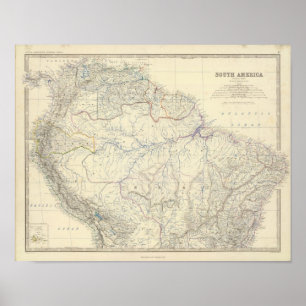 Pôster Ámérica do Sul N