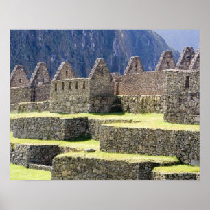 Pôster América do Sul - Peru. Pedra no Inca perdido