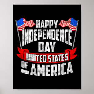 Poster América feliz dia da independência