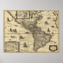 Pôster America Noviter Delineata