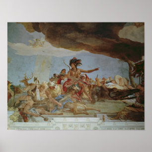 Pôster America, one of the Four Continents