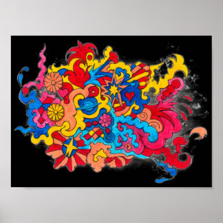 Poster América Psicodélica