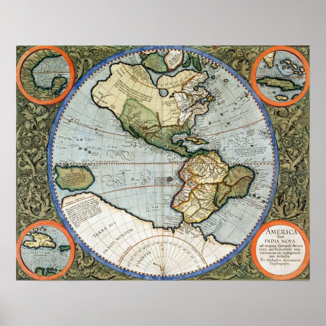 Poster America Sive India Nova (Frente)