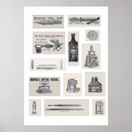 Poster América Stationer 1881