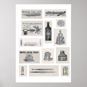 Poster América Stationer 1881