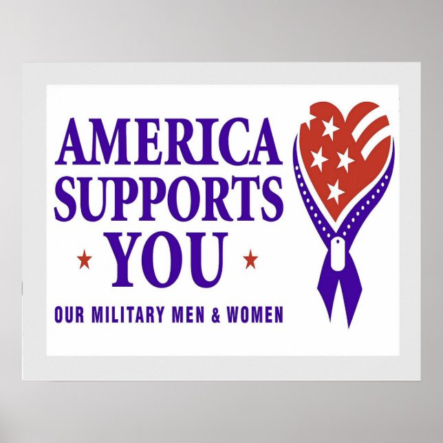 Poster América te dá apoio (Frente)