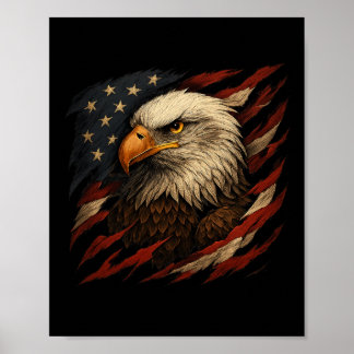 Poster American Bald Eagle 