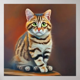 Poster American Bobtail Cat