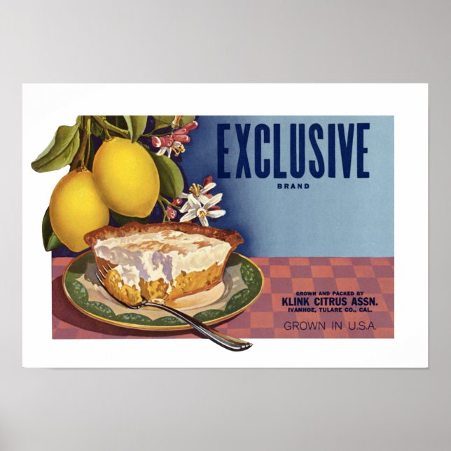 Poster American Citrus Vintage ADV (Frente)